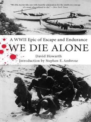 cover image of We Die Alone